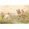 Image 2 : H** Murray (fl.1850-1860), British, HUNTING SCENES , Four watercolours; each signed, three sign...