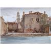 Image 1 : Sir William Russell Flint, (1880-1969), British, CAMPO S. SIMON GRANDO, VENICE, Watercolour;...