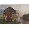 Image 1 : William Heaton Cooper, (1903-1995) , British, THE CART SHED, Oil on canvas; signed lower left...