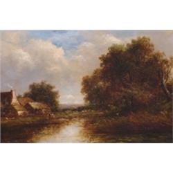 Joseph Thors (1843-1898), British, A SUSSEX HOMESTEAD,, Oil on canvas; signed lower right, ti...