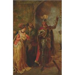 Edward Henry Corbould, (1815-1905), British, A SCENE FROM SHAKESPEARE'S HENRY VI, ACT 2, SCEN...