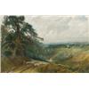 Image 1 : Frederick Hines (fl.1875- ), British, NEAR LEITH HILL, SURREY, Oil on canvas; signed and dated...
