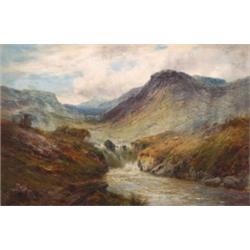 Alfred de Breanski Snr., (1852-1928), British, AN ABERDEENSHIRE, VALLEY, Oil on canvas; sig...