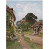 Image 1 : Henry John Yeend King, (1855-1924), British, THE LYCH GATE, WELFORD, Oil on canvasboard; sign...