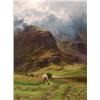 Image 1 : Charles Stuart (fl.1854-1904), British, HAYMAKING AMONG THE MOUNTAINS; THE HOME OF THE RED DEER...