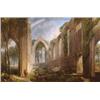 Image 1 : William Richardson, (c.1830-c.1880) , British, ABBEY RUINS, Oil on canvas; signed and dated a...