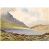 Image 1 : Joseph William Carey, (1859-1937), Irish, BLUE LAKE MOURNE MTS, Watercolour; signed and dated...