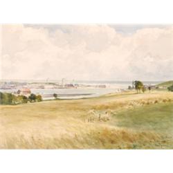 John Blair (1850-1934), Scottish, MONTROSE & FERRYDEN, Watercolour; signed and titled lower rig...