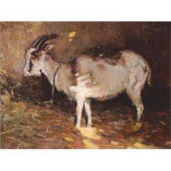 Walter Graham Grieve, (1872-1937), Scottish, NANNY, Oil on canvas; signed, titled and numbere...