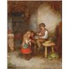Image 1 : Mark W** Langlois, (fl.1862-c.1890), French, ACT OF MERCY, Oil on canvas; signed lower left...