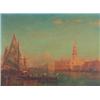 Image 1 : Felix Ziem (1821-1911), French, THE LAGOON, Oil on panel; signed lower left, 10.5" x 13.8" -...