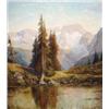 Image 1 : Otto Pippel (1878-1960), German, BLICK VON DER, ZWIESELALM AUF DEN DACHSTEIN, Oil on canvas;...