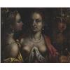 Image 1 : After Johann (Hans von) Aachen (1552-1616), German, THE THREE GRACES,, Oil on panel, 8.3" x...