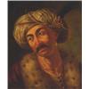 Image 1 : 18th Century Italian, PORTRAIT OF A TURK,, Oil on canvas, 17" x 14.3" - 43.2 x 36.2 cm., ...