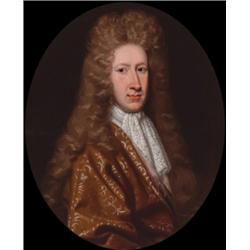 Attributed to Michael Dahl (1659-1743), Swedish, PORTRAIT OF SIR GEORGE ALLARDICE; PORTRAIT OF...