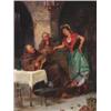 Image 1 : ** Gordon (fl. 1867), European, THE MONK'S JOVIAL TUNE, Oil on panel; signed ... Gordon and dat...