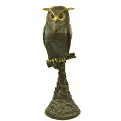 animal edition, Owl, Bird, Wildlife Bronze sculpture