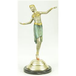 Hot Cast Solid Bronze Chiparus Dancer