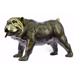 Life Size English Bulldog Bronze Sculpture