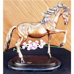 Marius Bronze Racing Horse "The Final Furlong" bronze sculpture