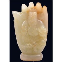 jade hand carved buddha sculpture