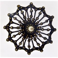 vintage sterling silver pendant pin