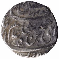 Silver One Rupee Coin of Shah Alam II of Akbarabad Mustaqir ul Khilafa Mint.