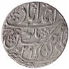 Image 2 : Silver One Rupee Coin of Bedar Bakht of Ahmadabad Mint.