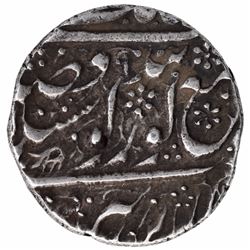 Silver One Rupee Coin of Amritsar Mint of Sikh Empire.