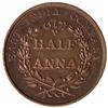 Image 1 : Copper Half Anna Coin of East India Company of Madras Mint of 1835.