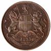 Image 2 : Copper Half Anna Coin of East India Company of Madras Mint of 1835.