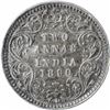 Image 1 : Silver Two Annas Coin of Victoria Empress of Bombay Mint of 1890.