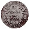 Image 1 : Silver One Quarter Rupee Coin of Victoria Empress of Bombay Mint of 1881.