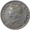 Image 2 : Silver One Quarter Rupee Coin of Victoria Empress of Bombay Mint of 1887.