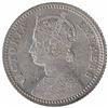 Image 2 : Silver One Quarter Rupee Coin of Victoria Empress of Calcutta Mint of 1888.