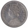 Image 2 : Silver One Quarter Rupee Coin of Victoria Empress of Calcutta Mint of  1890.