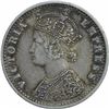 Image 2 : Silver One Quarter Rupee Coin of Victoria Empress of Bombay Mint of 1894.