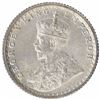 Image 2 : Silver One Quarter Rupee Coin of King George V of Calcutta Mint of 1914.