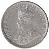Image 2 : Silver One Quarter Rupee Coin of King George V of Calcutta Mint of 1918.