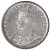 Image 2 : Silver One Quarter Rupee Coin of King George V of Calcutta Mint of 1918.