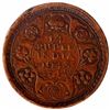 Image 1 : Copper One Quarter Rupee Coin of King George VI of Calcutta Mint of  1943.