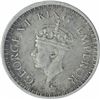 Image 2 : Rare Silver One Quarter Rupee Coin of King George VI of Bombay Mint of 1945.