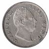Image 1 : Silver Half Rupee Coin of King William IIII of Calcutta Mint of 1835.