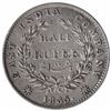 Image 2 : Silver Half Rupee Coin of King William IIII of Calcutta Mint of 1835.