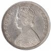 Image 2 : Silver Half Rupee Coin of Victoria Empress of Bombay Mint of 1888.