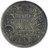 Image 1 : Silver Half Rupee Coin of Victoria Empress of Calcutta Mint 1889.