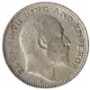 Image 2 : Silver Half Rupee Coin of King Edward VII of Calcutta Mint of 1906.