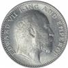 Image 2 : Silver Half Rupee Coin of King Edward VII of Calcutta Mint of 1910.