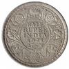 Image 1 : Silver Half Rupee Coin of King George V of Calcutta Mint of 1921.