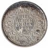 Image 1 : Silver Half Rupee Coin of King George V of Calcutta Mint of 1921.